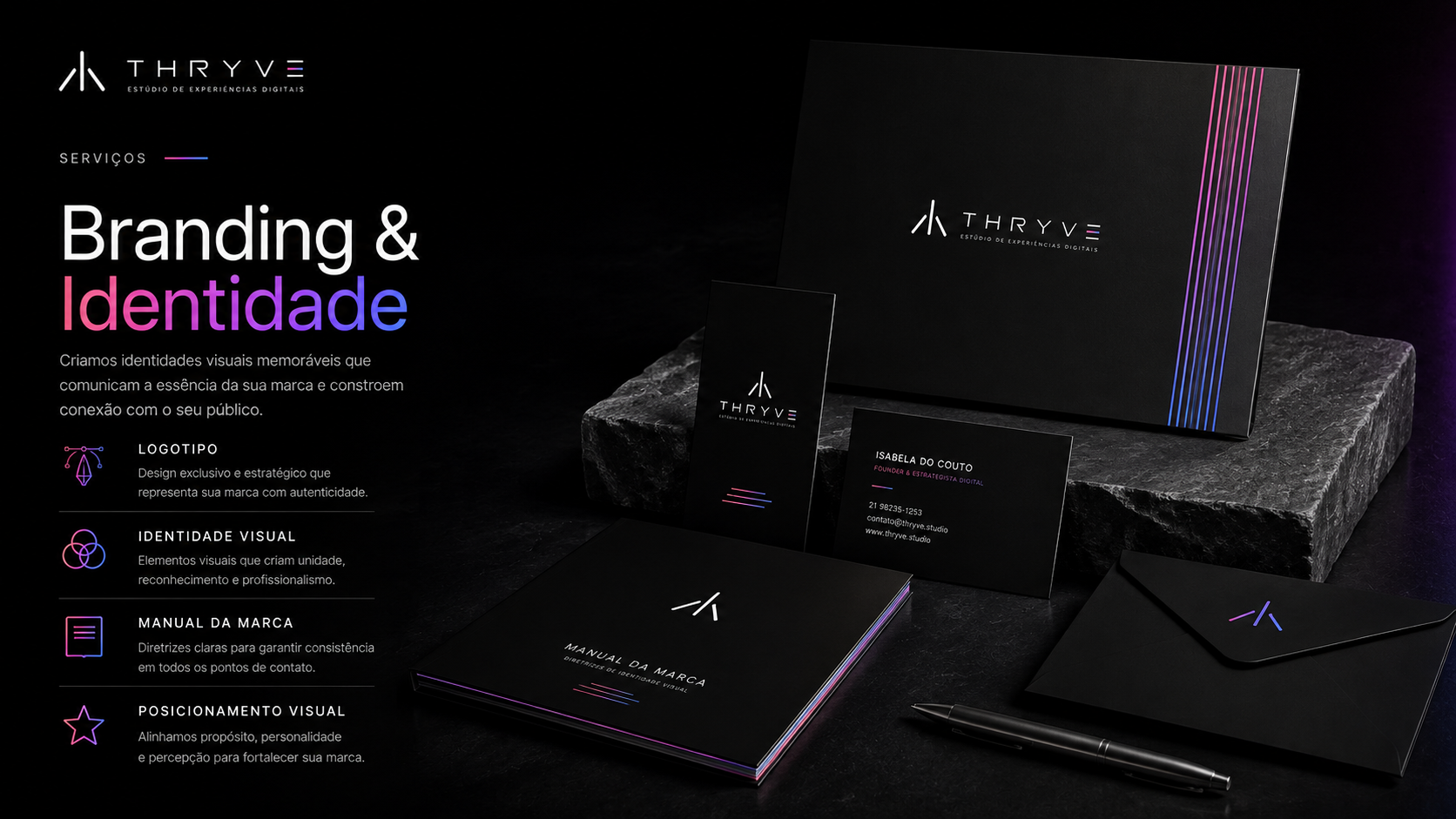Direção visual para Branding